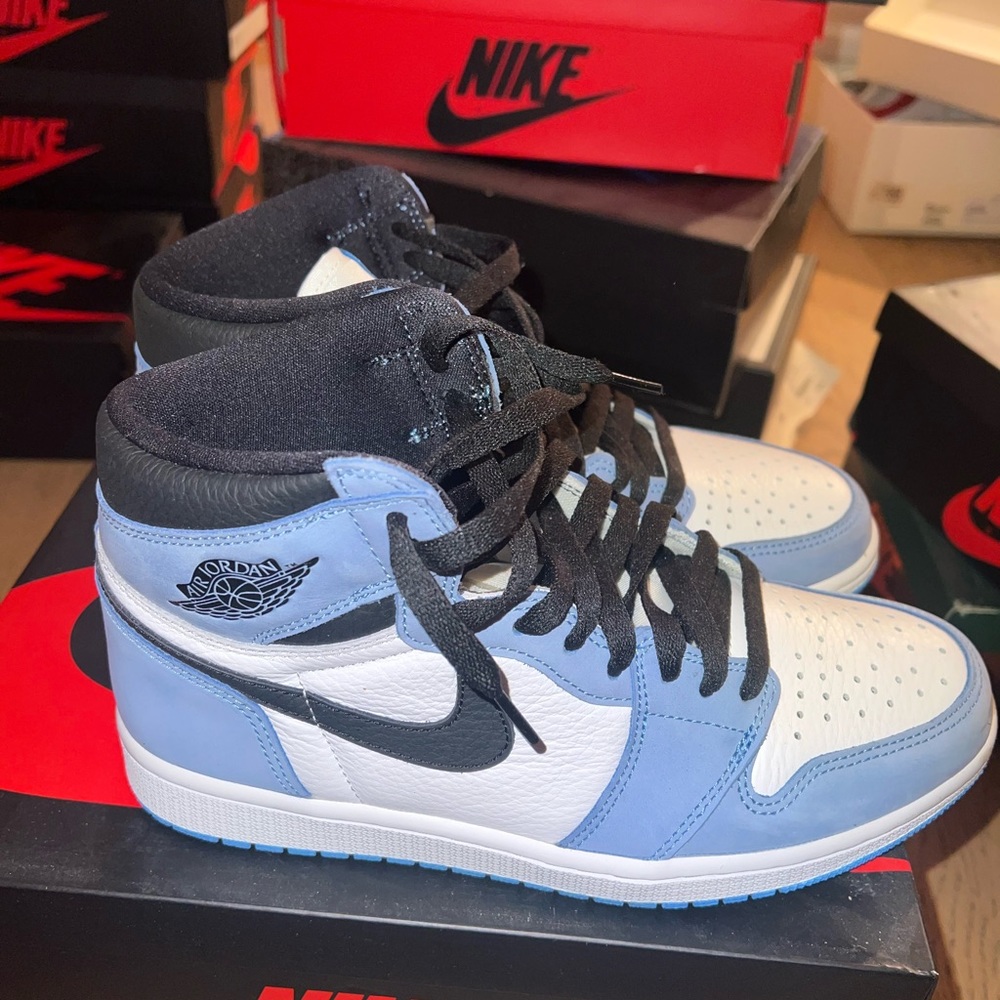 AIR JORDAN 1 RETRO HIGH OG BLUE/BLACK SIZE 8 1/2